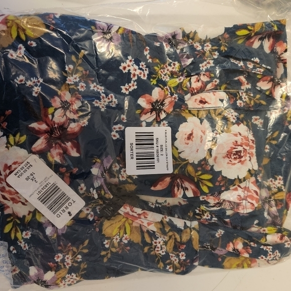 TORRID, PLUS 2, NWT, BLUE - Picture 3 of 7